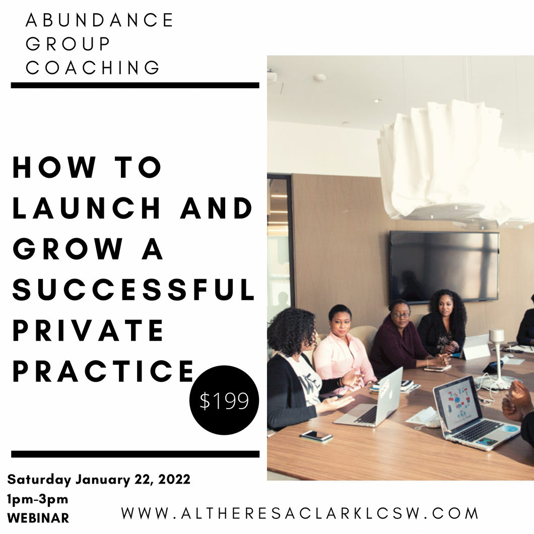 How to Launch and Grow a Successful Private Practice Webinar Replay